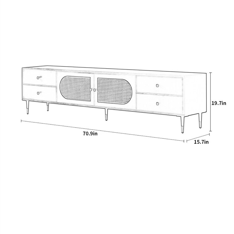 LORENZO 70.9'' Media Console Wayfair Canada